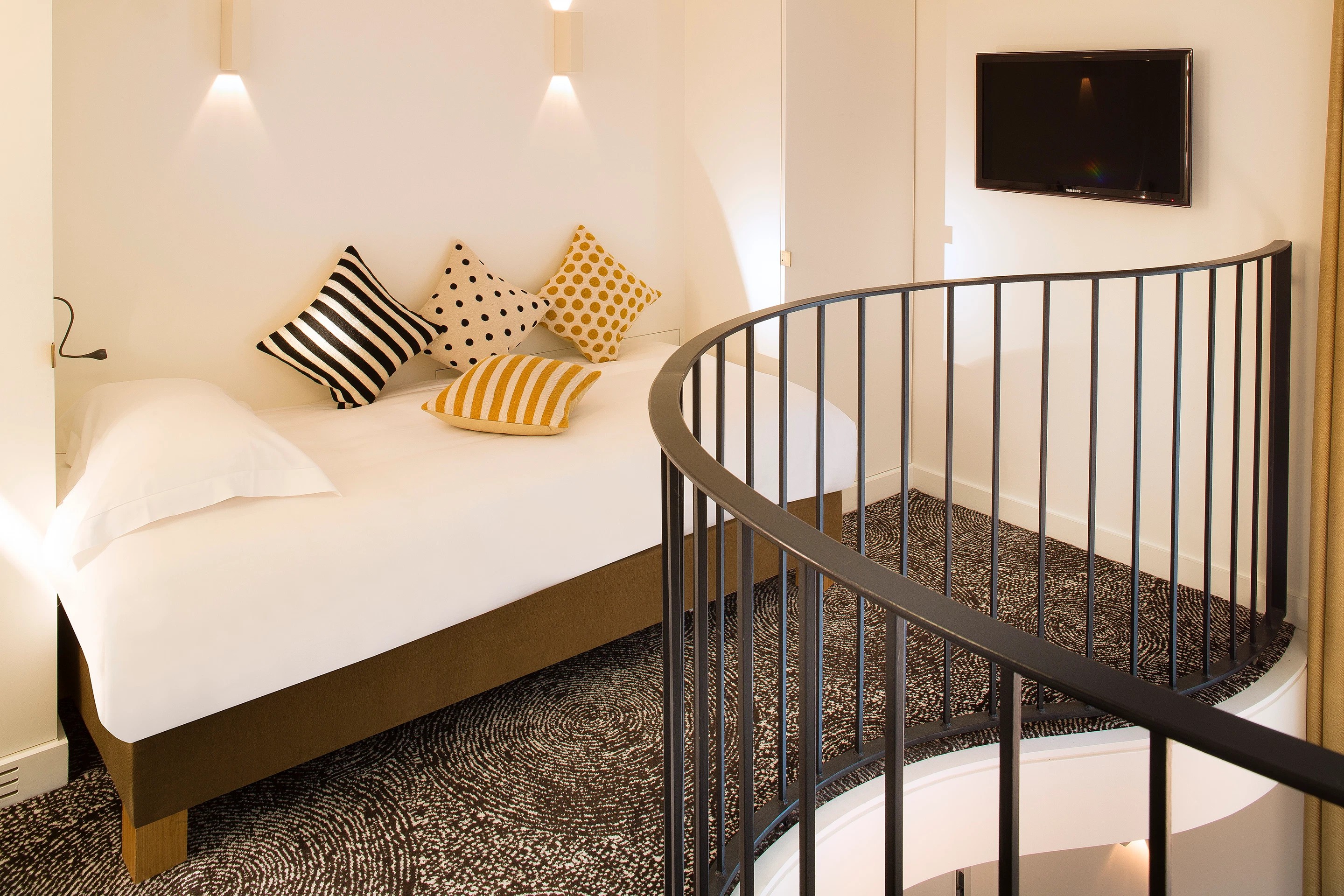 Chambre d'hôtel de luxe à Paris